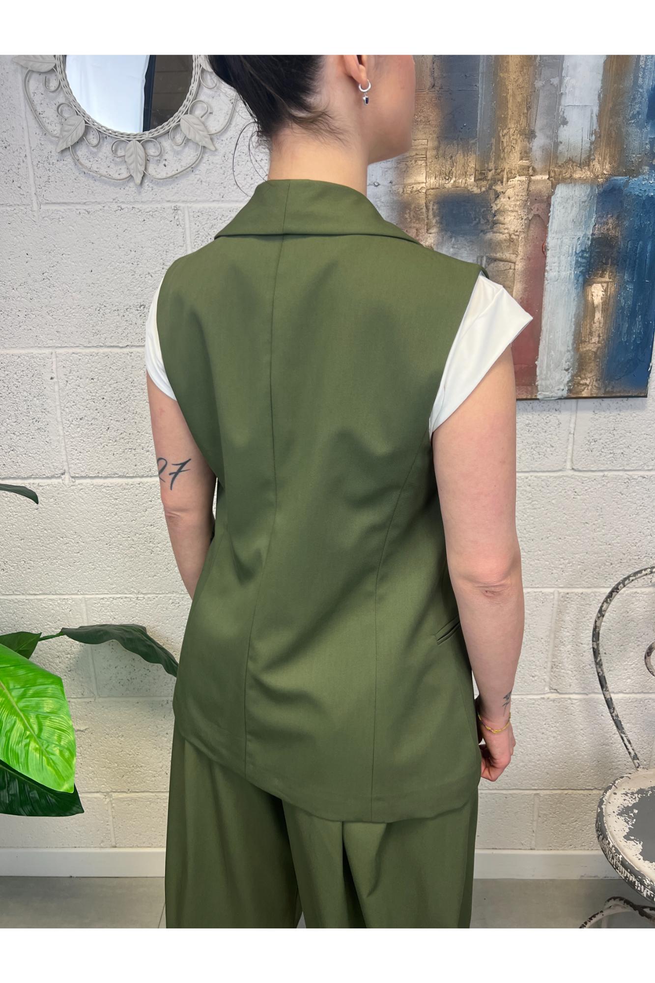 SUSY MIX Gilet aperto Susy mix Verde