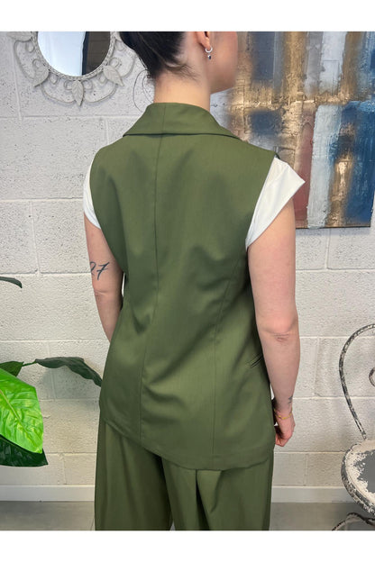 SUSY MIX Gilet aperto Susy mix Verde