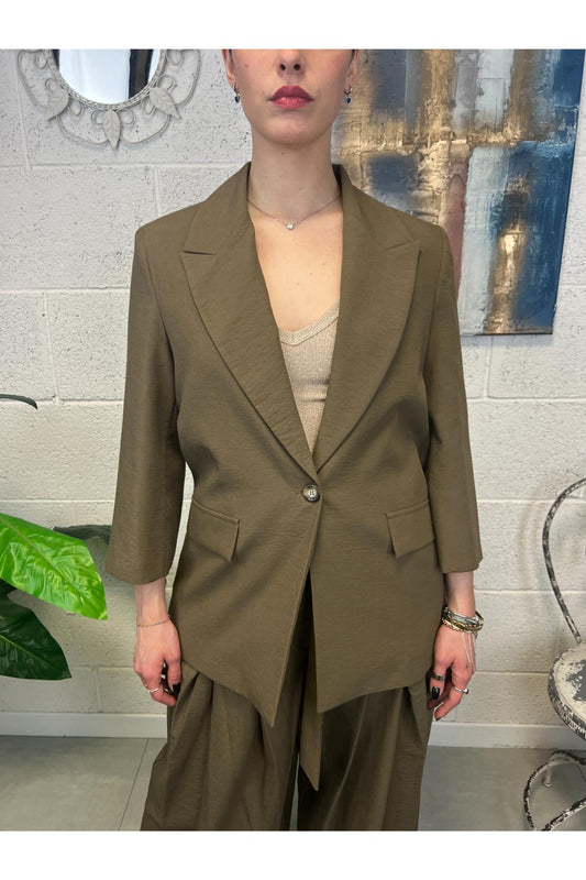 SUSY MIX Giacca mamica 3/4 Susy mix Tabacco