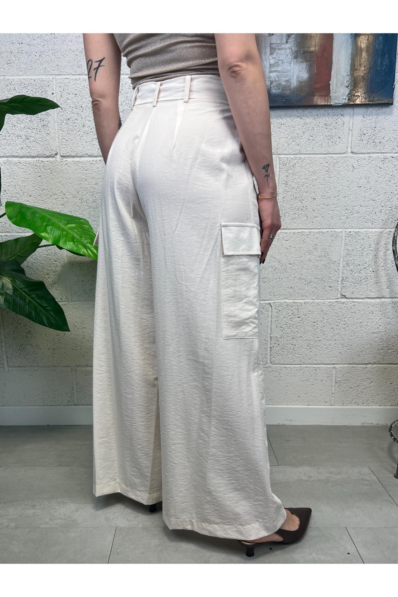 SUSY MIX Pantalone con tasconi Susy mix Burro