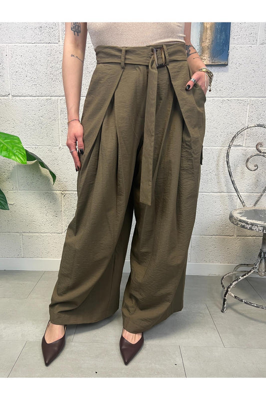 SUSY MIX Pantalone con tasconi Susy mix Tabacco
