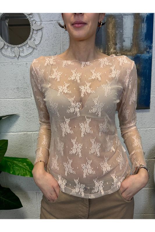 SUSY MIX Maglia in pizzo Susy mix Rosa