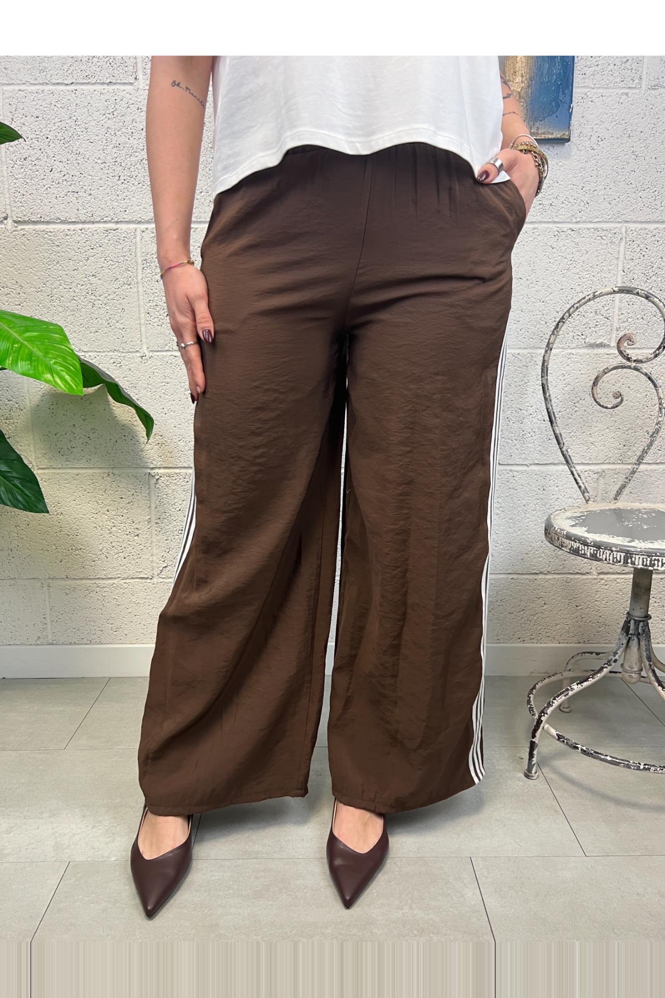 SUSY MIX Pantalone con bande Susy mix Moro