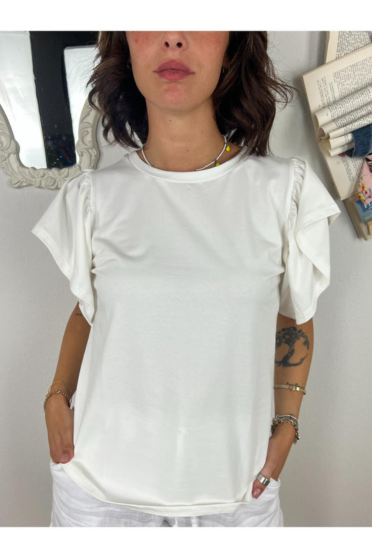 SUSY MIX Maglia girocollo con rouge Susy mix Fico