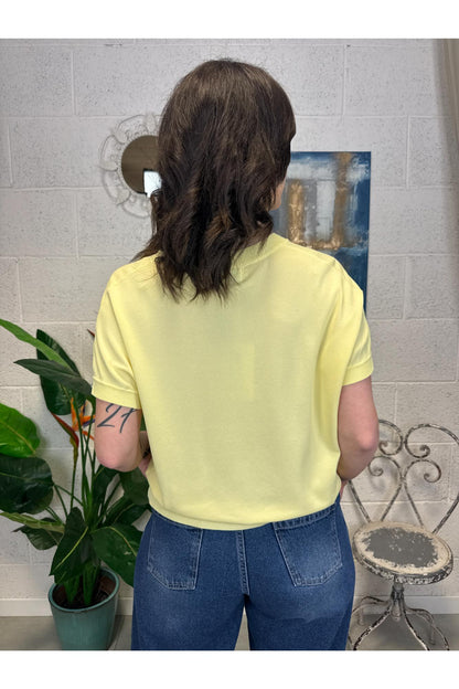 SUSY MIX Maglia a v Susy mix Giallo