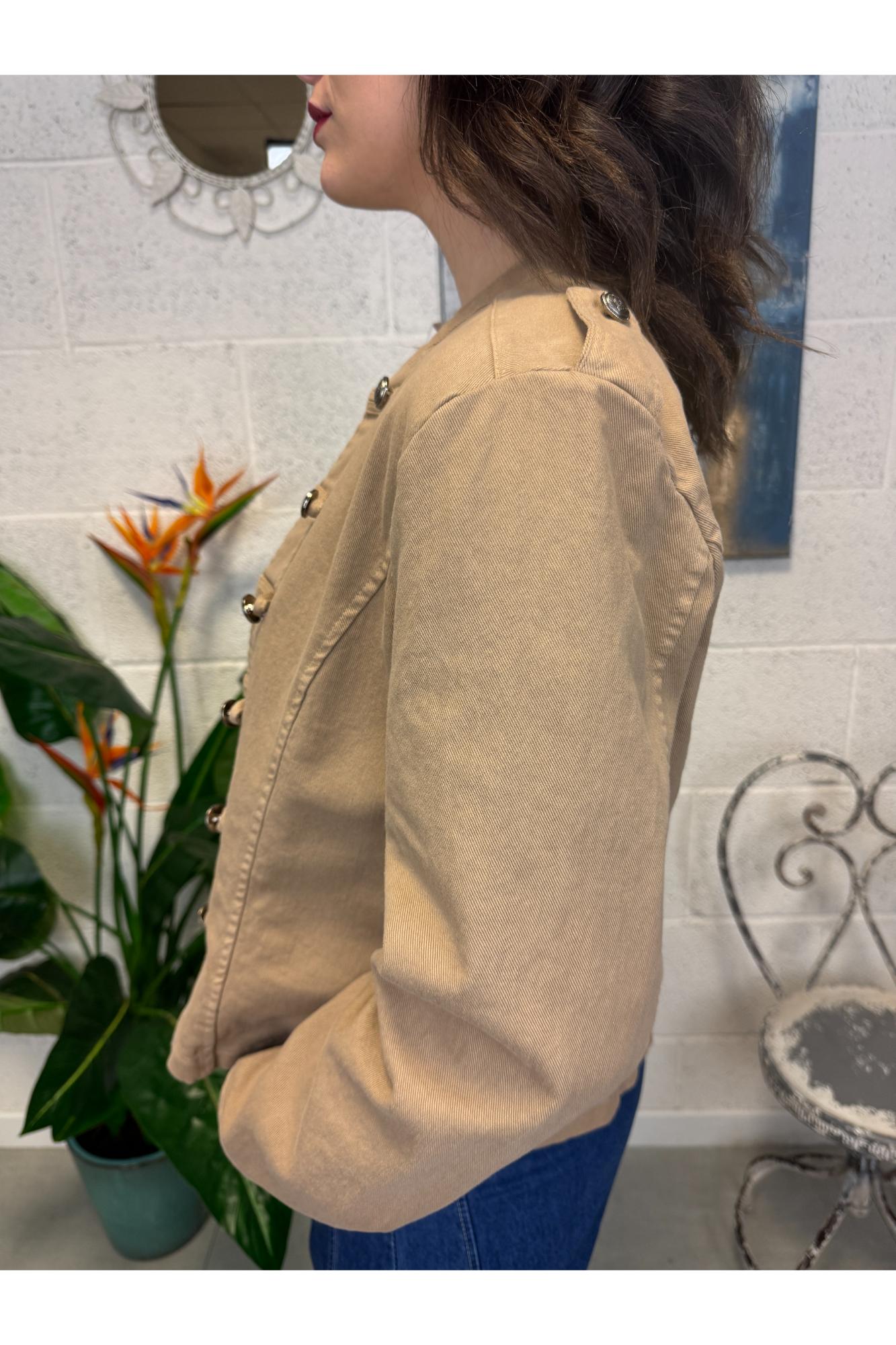 SUSY MIX Giacca napoleone Susy mix Cammello