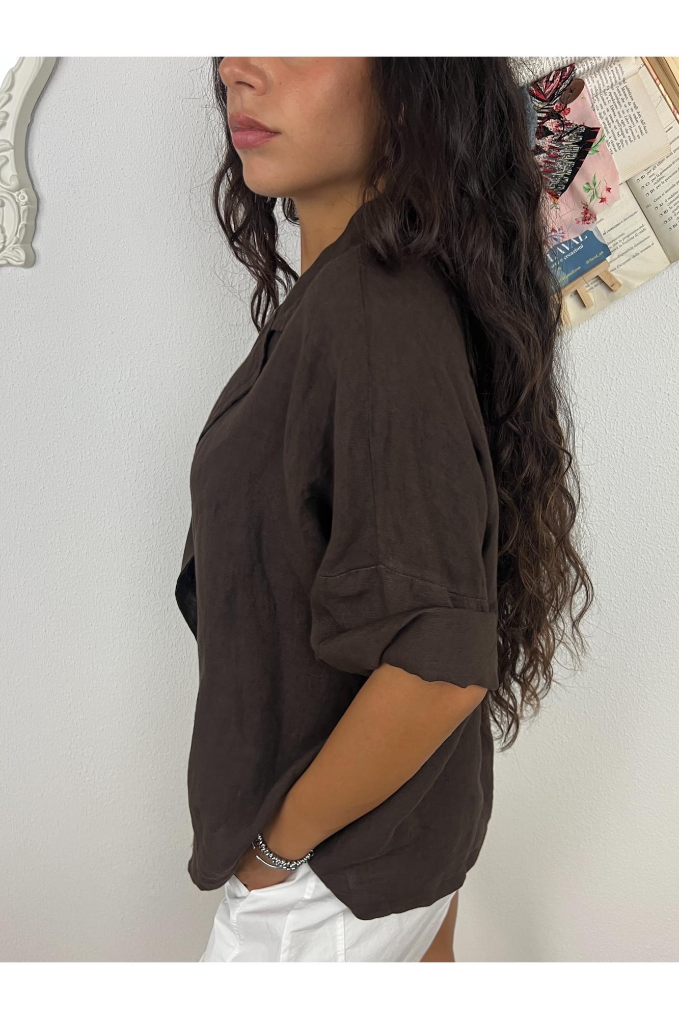 Giacca di lino Susy mix