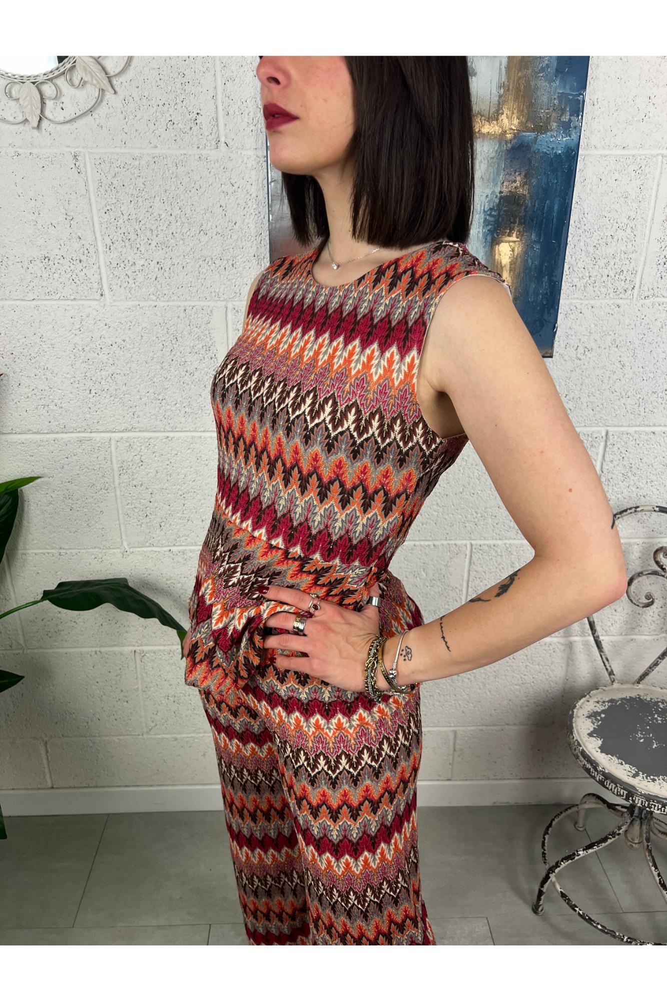 SUSY MIX Smanicata stile missoni Susy mix Fucsia