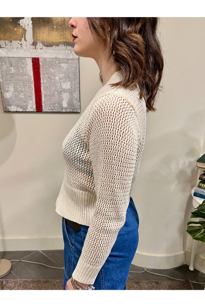 SUSY MIX Cardigan 1 bottone Susy mix Latte