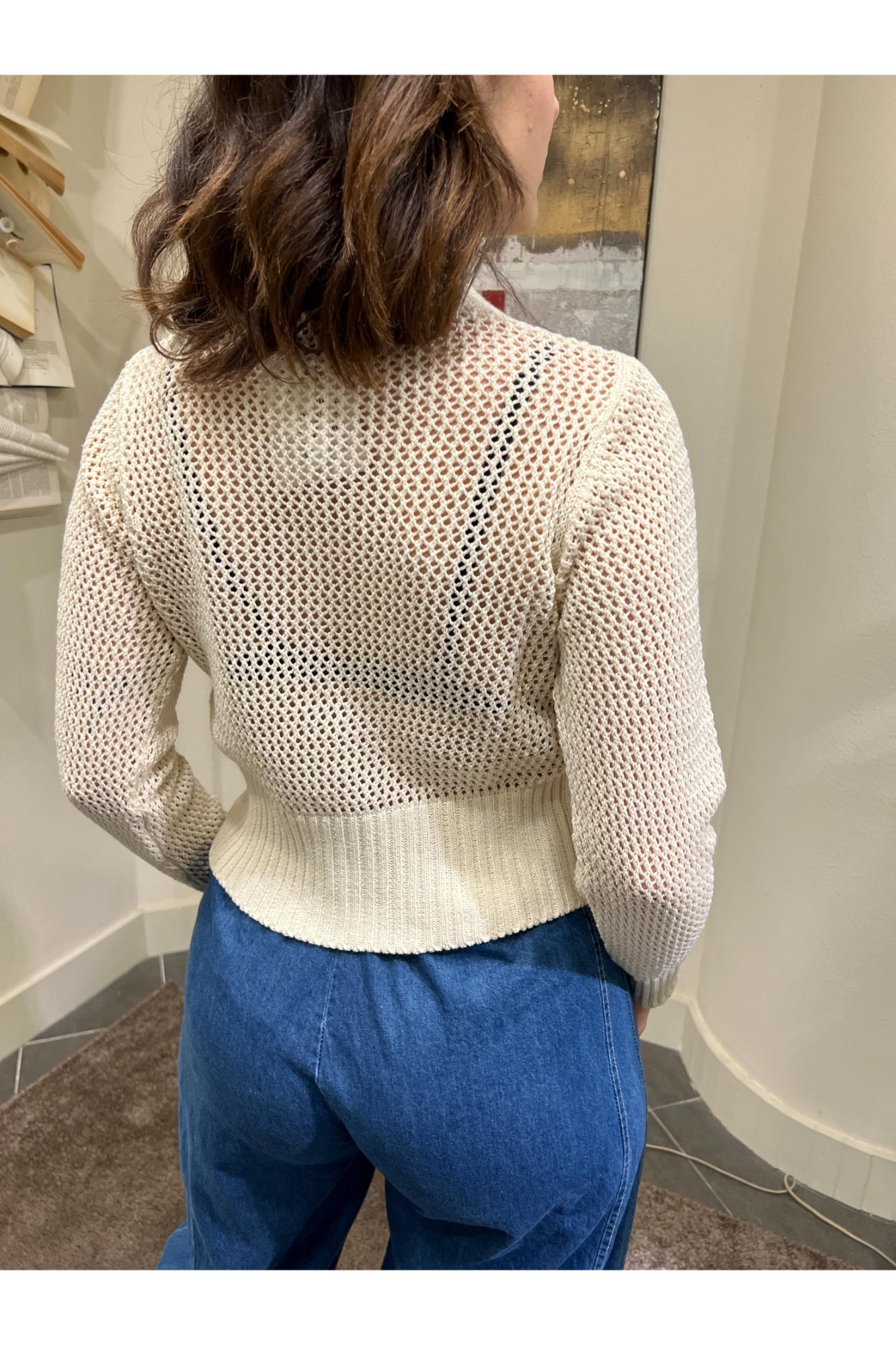SUSY MIX Cardigan 1 bottone Susy mix Latte