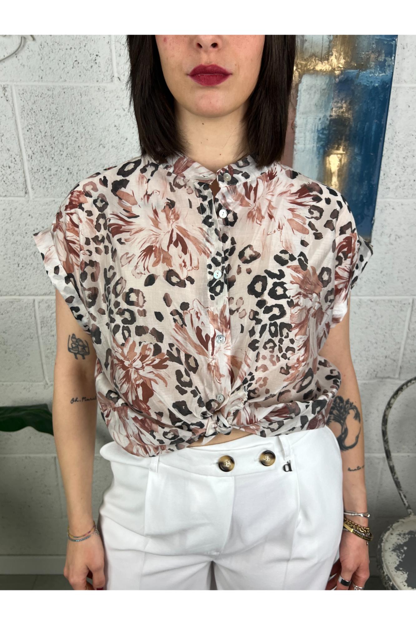 SUSY MIX Blusa fantasia Susy mix Latte