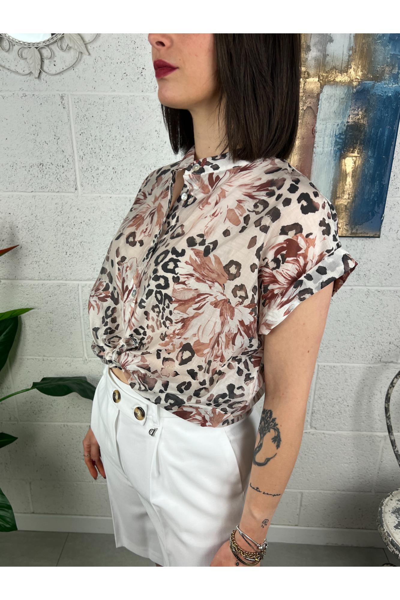 SUSY MIX Blusa fantasia Susy mix Latte