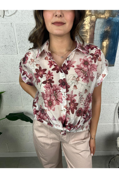 SUSY MIX Camicia fiorata Susy mix Fico
