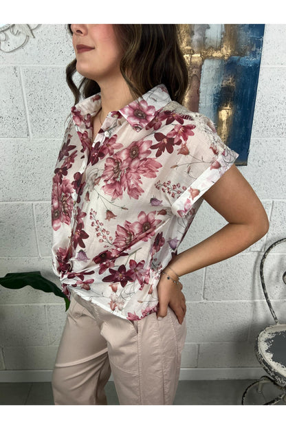 SUSY MIX Camicia fiorata Susy mix Fico