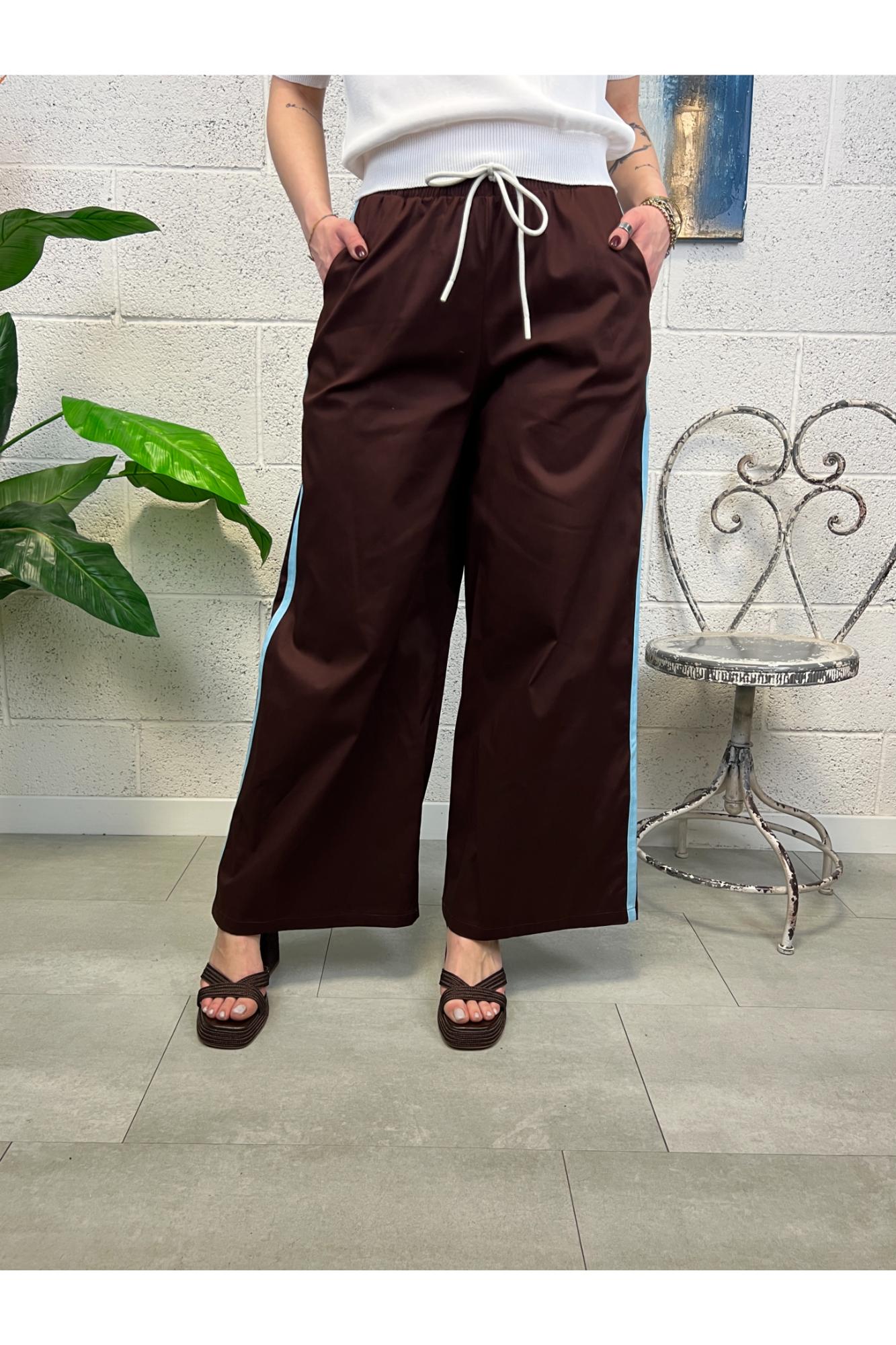 SUSY MIX Pantalone con bande Susy mix Moro