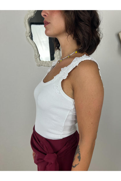 Maglia con pizzo Susy mix