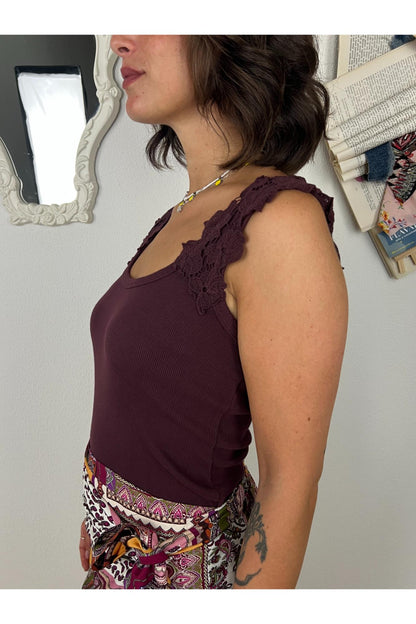 Maglia con pizzo Susy mix