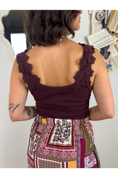 Maglia con pizzo Susy mix
