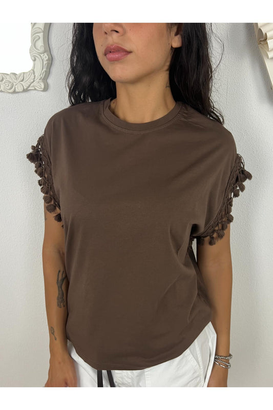 T- shirt con passamaneria Susy mix