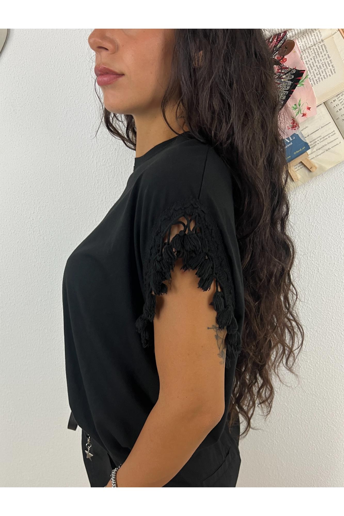 T- shirt con passamaneria Susy mix