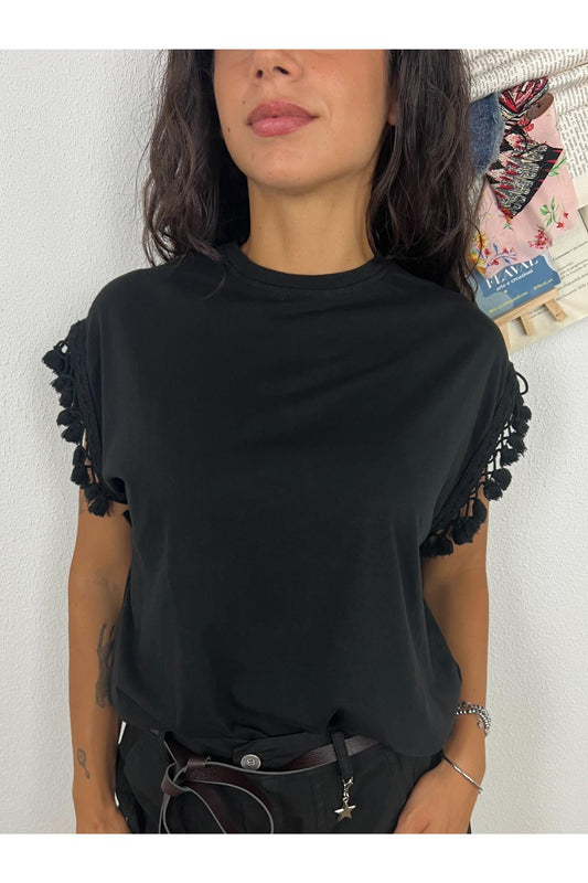 T- shirt con passamaneria Susy mix