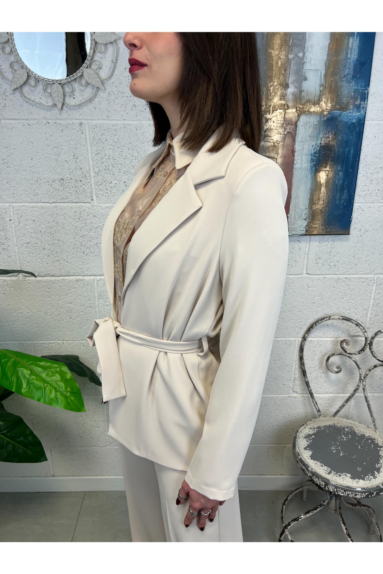 SUSY MIX Completo giacca e pantalone Susy mix Burro