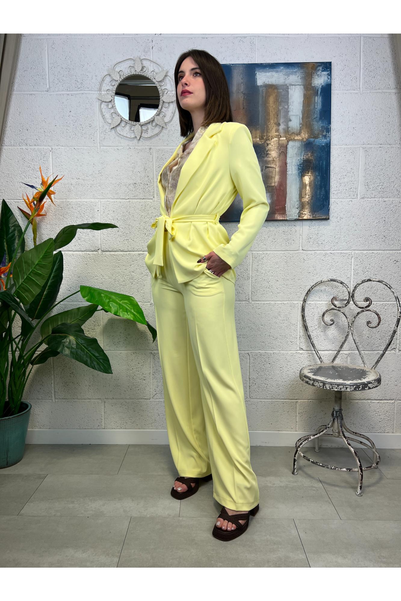 SUSY MIX Completo giacca e pantalone Susy mix Giallo