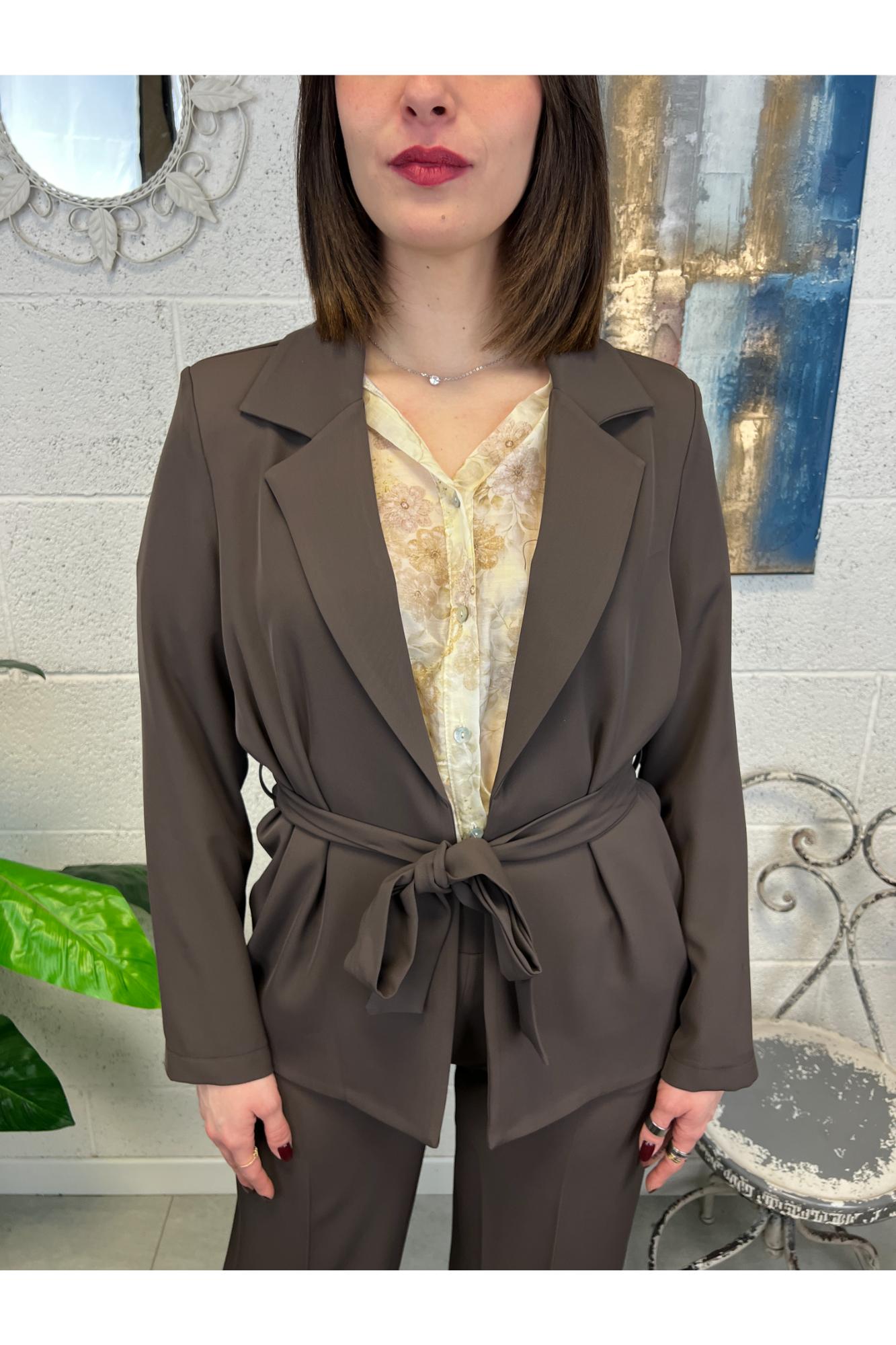 SUSY MIX Completo giacca e pantalone Susy mix Moro