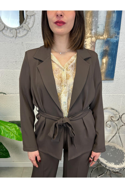 SUSY MIX Completo giacca e pantalone Susy mix Moro