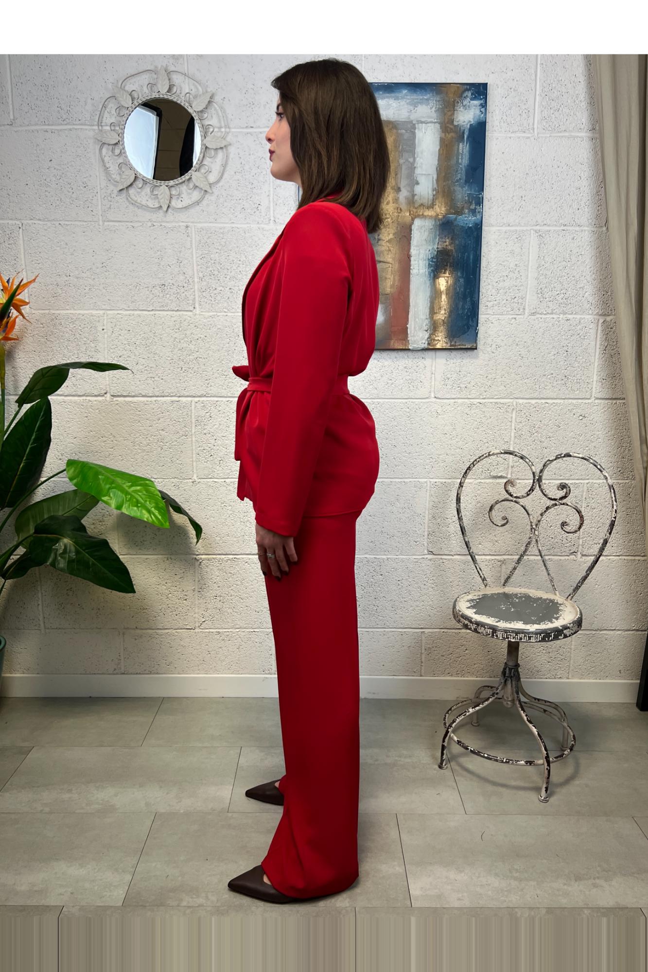 SUSY MIX Completo giacca e pantalone Susy mix Rosso