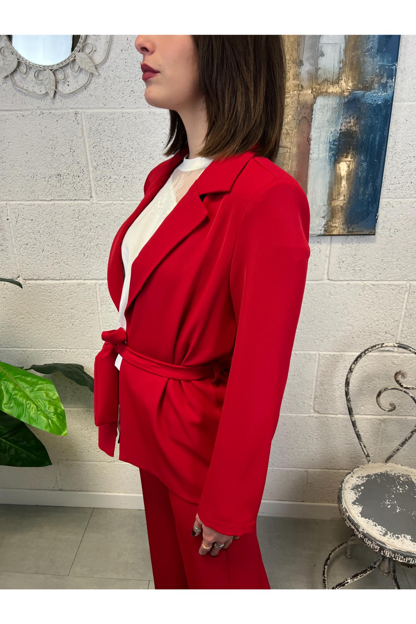 SUSY MIX Completo giacca e pantalone Susy mix Rosso
