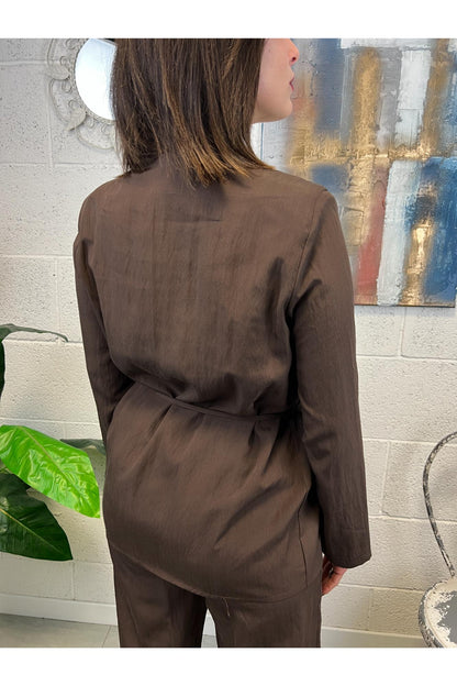 SUSY MIX Completo giacca e pantalone Susy mix Moro