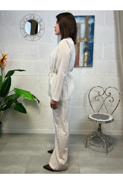SUSY MIX Completo giacca e pantalone Susy mix Panna