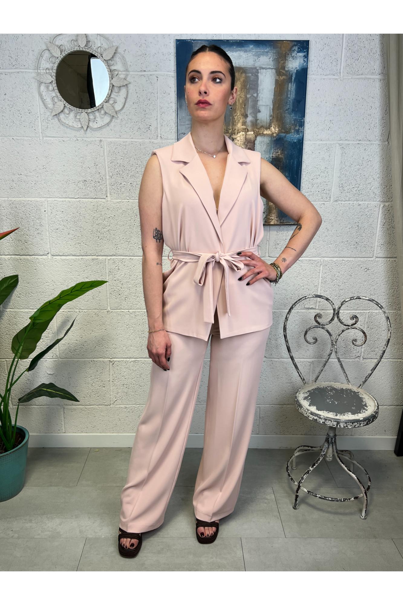 SUSY MIX Completo gilet e pantalone Susy mix Rosa