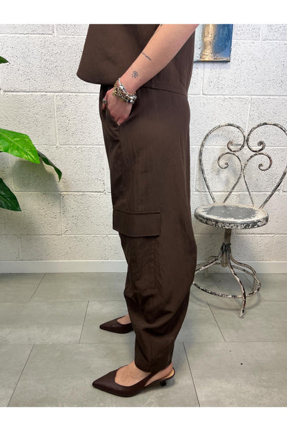 SUSY MIX Completo gile + pantalone Susy mix Moro