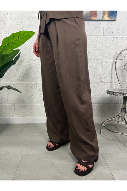 SUSY MIX Completo cassacca e pantalone Susy mix Moka