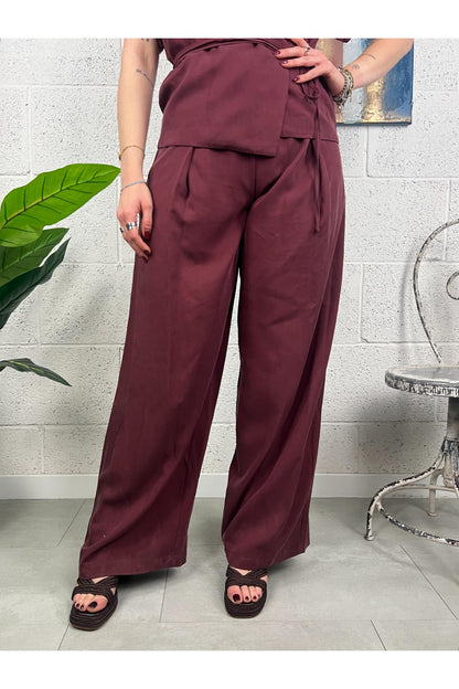 SUSY MIX Completo cassacca e pantalone Susy mix Vino