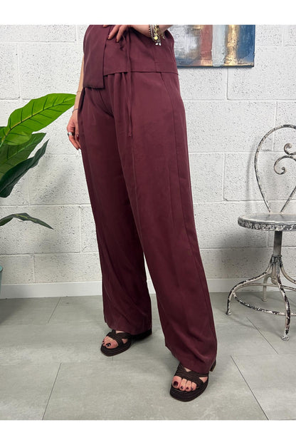 SUSY MIX Completo cassacca e pantalone Susy mix Vino