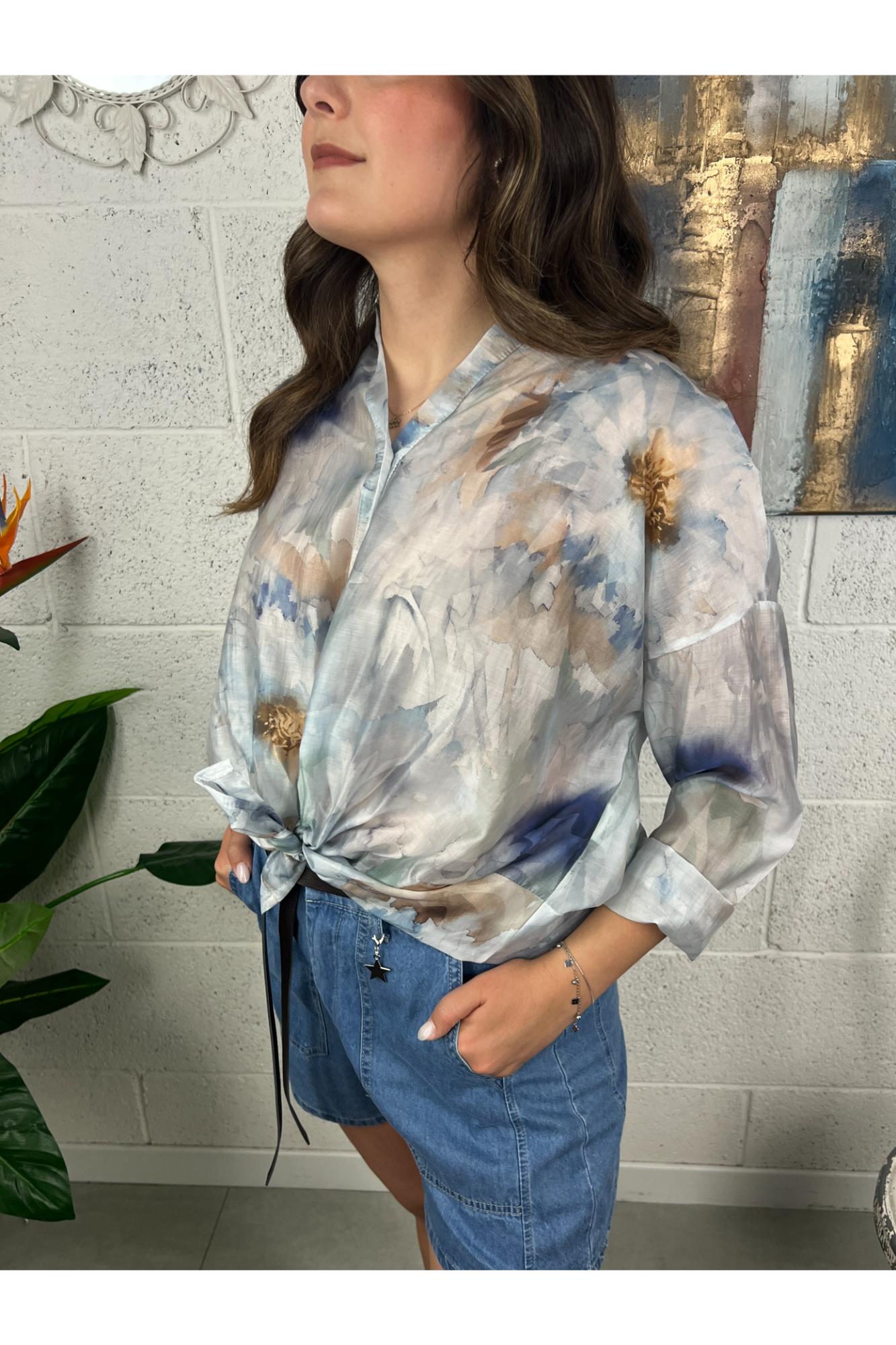 SUSY MIX Camicia fiorata Susy mix Jeans