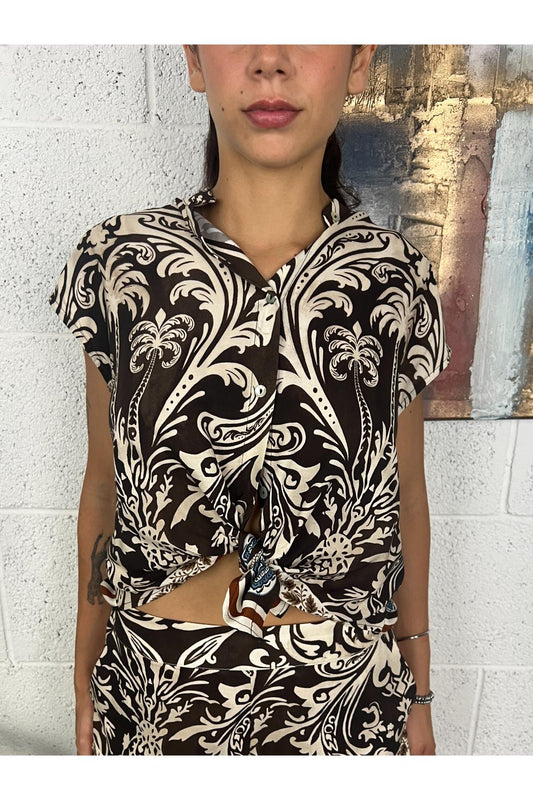 SUSY MIX Blusa fantasia Susy mix Moro