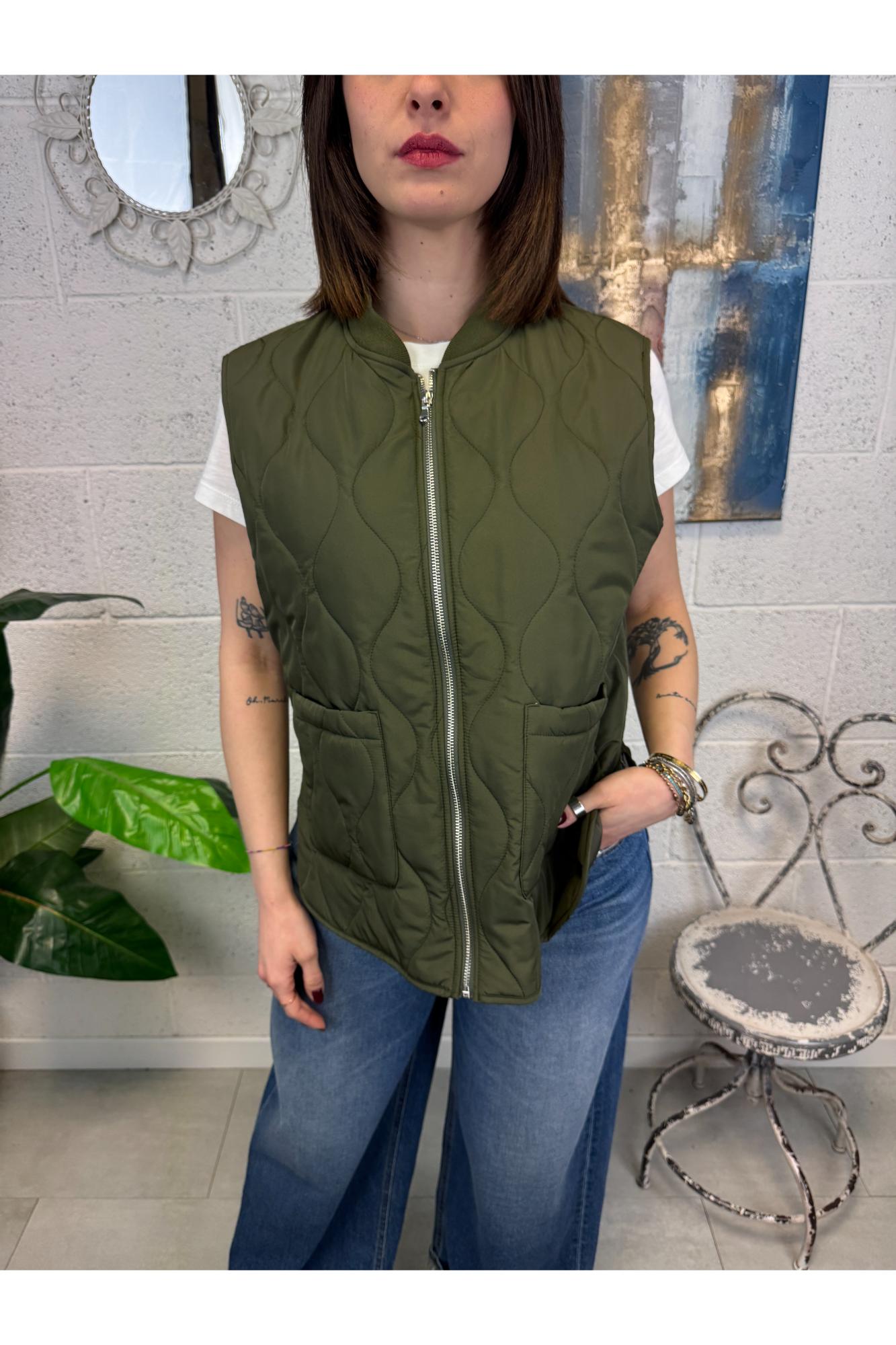 SUSY MIX Smanicato piumino Susy mix Verde