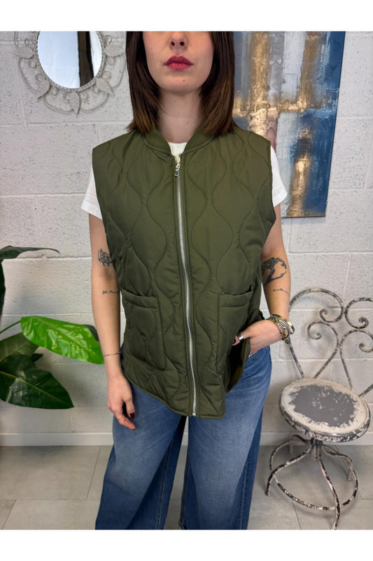 SUSY MIX Smanicato piumino Susy mix Verde