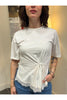 t shirt con profili in pizzo susy mix 56227 27848464
