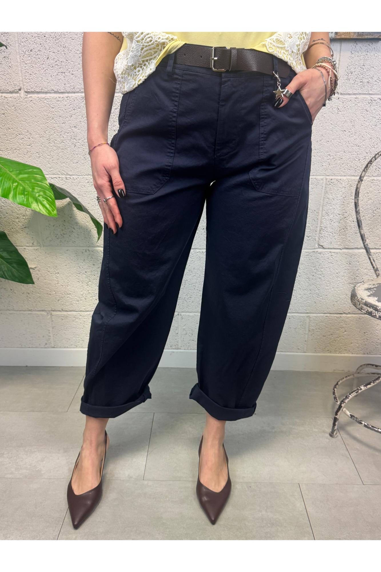 SUSY MIX Pantalone stellina leggera Susy mix Blu