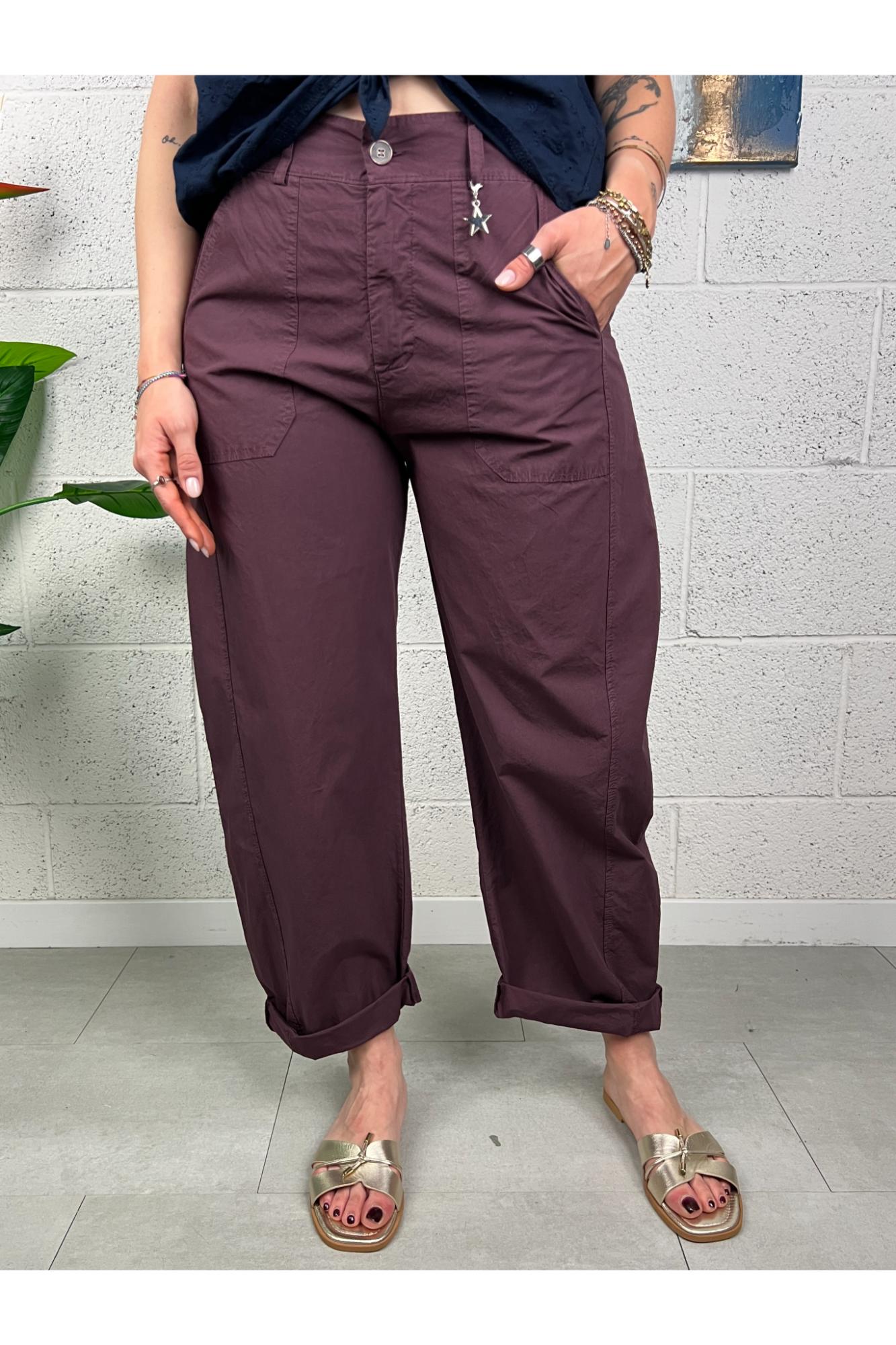 SUSY MIX Pantalone stellina leggera Susy mix Fico