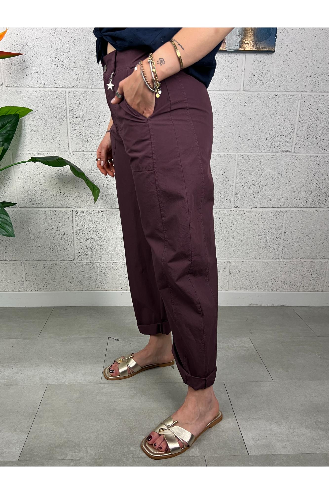 SUSY MIX Pantalone stellina leggera Susy mix Fico