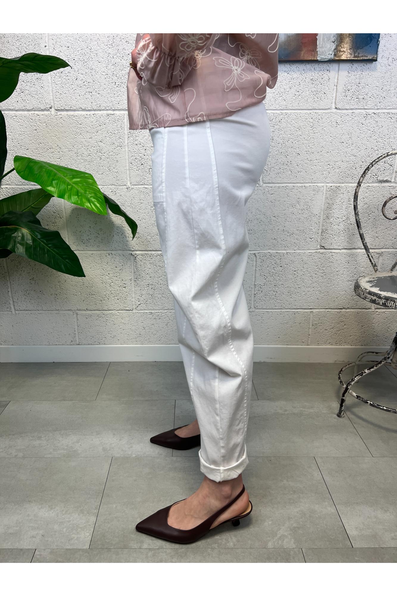 SUSY MIX Pantalone stellina leggera Susy mix Latte