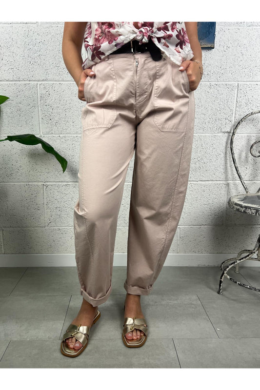 SUSY MIX Pantalone stellina leggera Susy mix Rosa