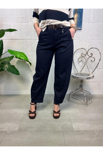 SUSY MIX Pantalone baloon Susy mix Blu