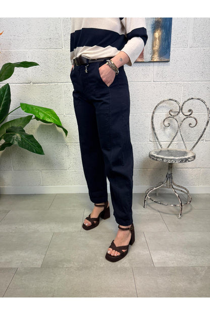 SUSY MIX Pantalone baloon Susy mix Blu